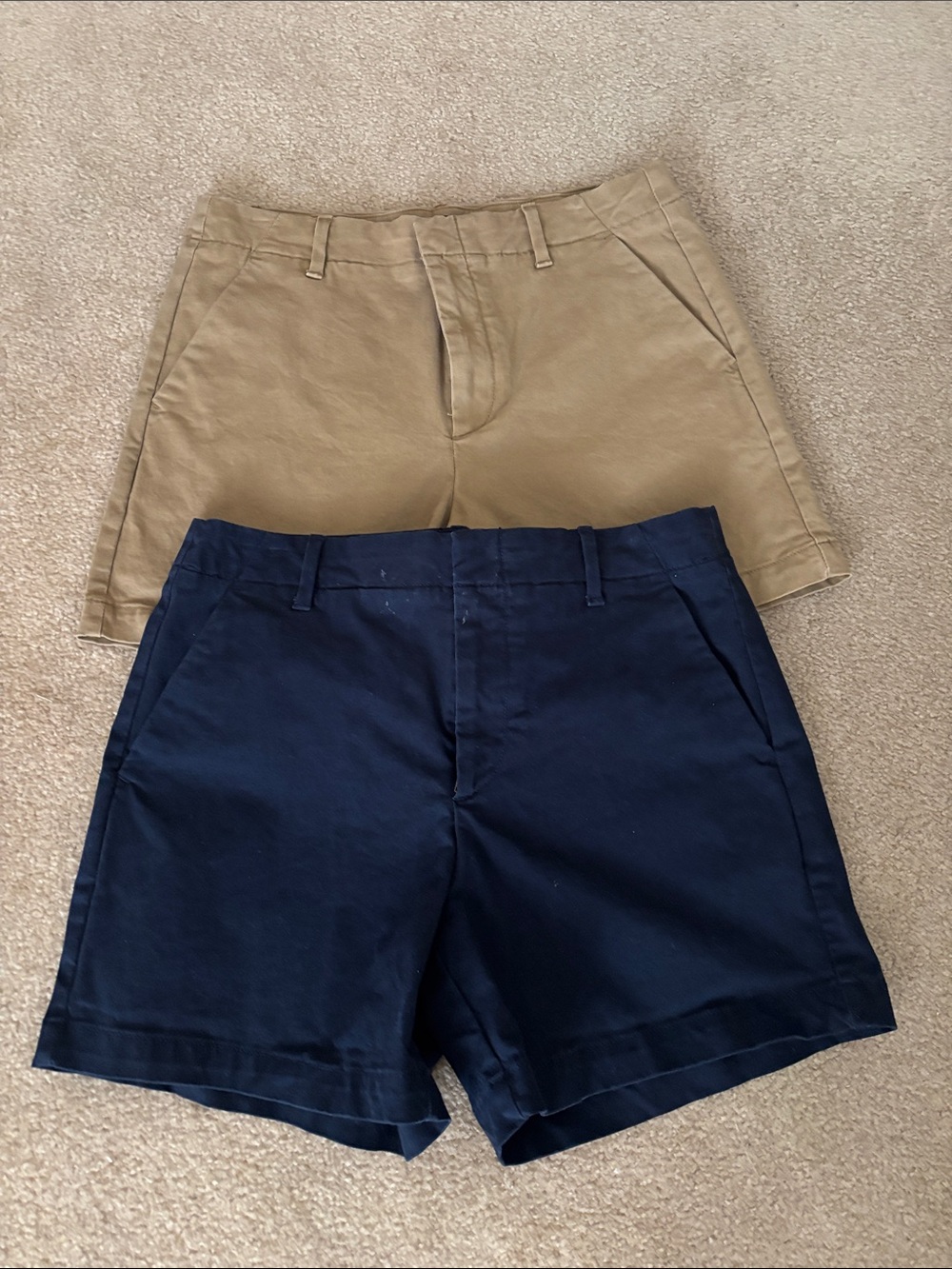 Banana Republic chino shorts 
TWO pairs